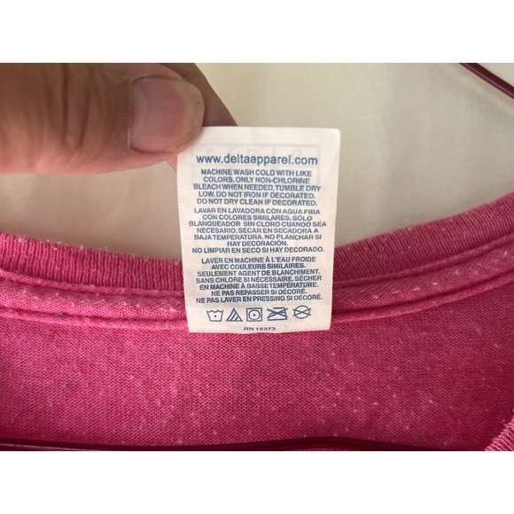 Yinz Pink Tshirt Large Pittsburgh Slang - Picture 5 of 6